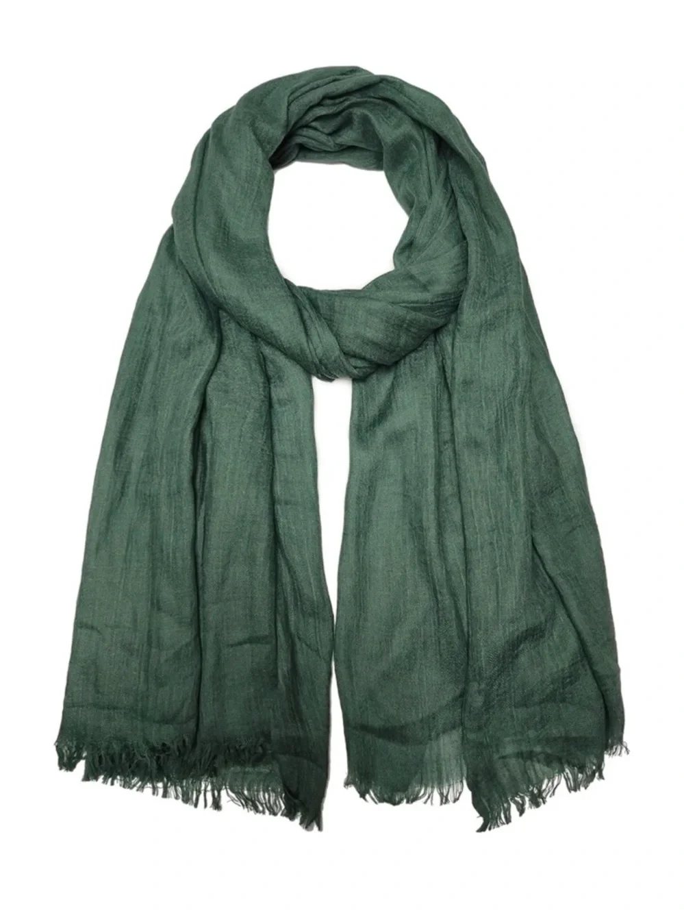Gragengs Lightweight Large Green Long Gauze Shawl/Wrap - Picture 1 of 6